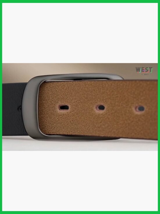 2 Pack Leather Belts for Women, Adjustable Pin Buckle, Waist Belt Set with Gift main image 4